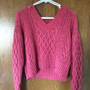 Crop sweater
